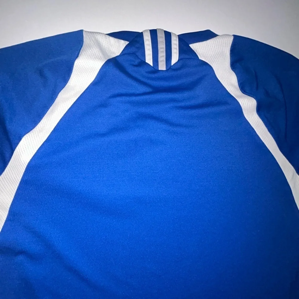Adidas Blue and White Athletic Jerseys
